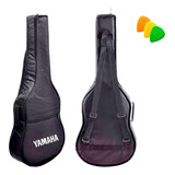 Capa Bag Almofadada Luxo P/ Violão Yamaha C/ Alças E Bolso