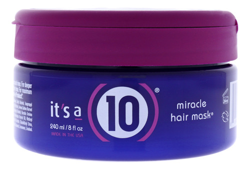 Mascarilla Miracle Hair De Its A 10 Para Unisex, Máscara Cap