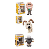 Funko Pop Wallace & Gromit Y Shaun The Sheep Coleccion Nuevo