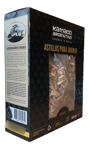 Astillas Para Ahumar X1 Unidad Suave 500gr Kamado Argentino