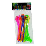 Agitadores Para Bebidas Fosforiloco Color Neon (50pzs) 