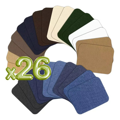 Parches Mezclilla Para Ropa Planchar En 13 Colores Set 26p F | MercadoLibre