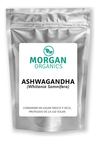 Ashwagandha Orgánica En Polvo 100% (raíz) 50 Grs!