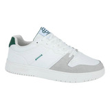 Tenis Urbano Charly 1002 De Caballero En Blanco/ Verde