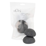 Nori Konjac Esponja Facial 2 Pack Esponja/carbon De Bambu/pa