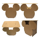 Mesa Mickey Minnie Decoração Festa Acervo Mdf