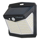 2 Lampara Arbotante Solar 128led Smd Sensor De Movimiento