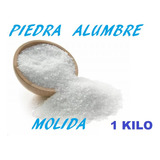 Piedra Alumbre 1 Kilo, Molida  100% Natural - Pura