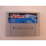 Sim City - Cartucho Paralelo Em Inglês Para Super Nintendo 