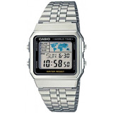 Relógio Casio Vintage Prata Masculino A500wa-1df-br