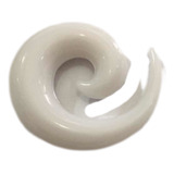 Piercing Alargador Acrílico Espiral 12mm Branco Leitoso
