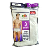 Fruit Of The Loom Trusa Blanca 3 Pack Caballero Mod 7601