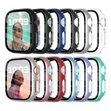 Funda C/protector Pantalla Apple Watch 6/5/4/se 44mm Pack 12