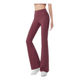 Pantalones De Yoga De Pierna Ancha Para Mujer, Pantalones Ac