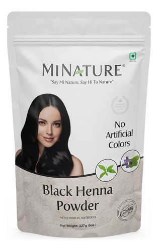 Minature Polvo De Henna Negra | Color De Cabello A Base De H