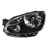 Optica Faro Delantero Vw Up Fondo Negro 2016 2017 2018 2019