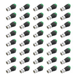 40x Conector Bnc Macho Borne Parafuso P/ Câmera De Cftv