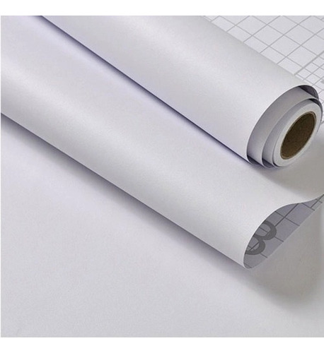 Adesivo Branco Vinilico Para Envelopamento 50cmx2m