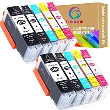 Colorink 10pack Reemplazo Para Los Cartuchos De Tinta Canon 