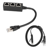 Divisor De Red Ethernet Lan - Extensor Rj45 1 A 3 Puertos