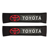 2 Pieza Almohadillas Tela Cinturón Toyota Negro Rojo Blanco 