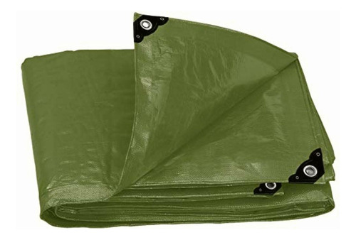 Truper Expert Lt-56x, Lona Uso Rudo, Verde Olivo, 5 X 6 M,