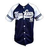 Jersey Casaca De Beisbol New York Yankees Negra