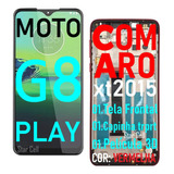 Tela Frontal Original Moto G8 Play(xt2015)+pelíc3d+capa+cola