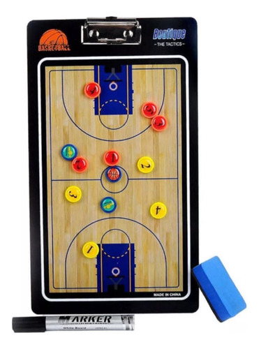 Tablero Para Estrategia Entrenador Baloncesto Magnetico