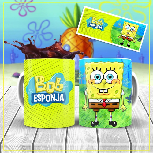 Caneca Personalizada Bob Esponja