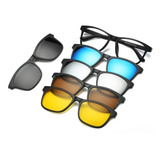 Montura Gafas De Sol Magnéticas 5 En 1 Intercambiables
