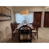 Juego De Comedor Impecable. Mesa Extensible+6sillas+2sillone