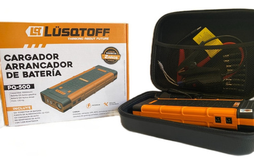 Arrancador Portatil Auto Cargador Celular Notebook Lusqtoff 