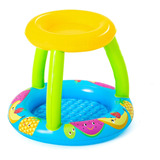 Piscina Pileta Inflable Para Bebe Infantil Techo Redonda