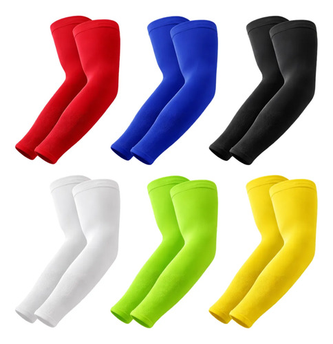6 Pares De Mangas Protector Uv Licra Reforzada Luka | MercadoLibre