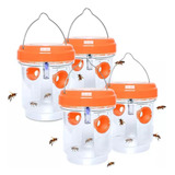 4 Trampas Reutilizables Para Abejas,