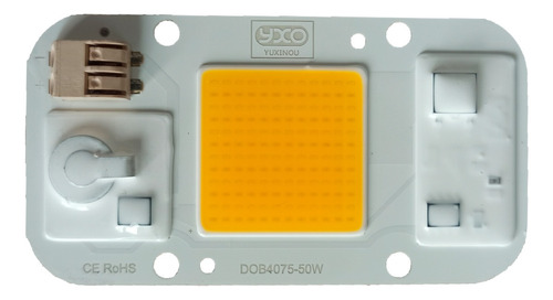 Modulo Led Cob 50w 220v Yxo Blanco Calido Con Bornera