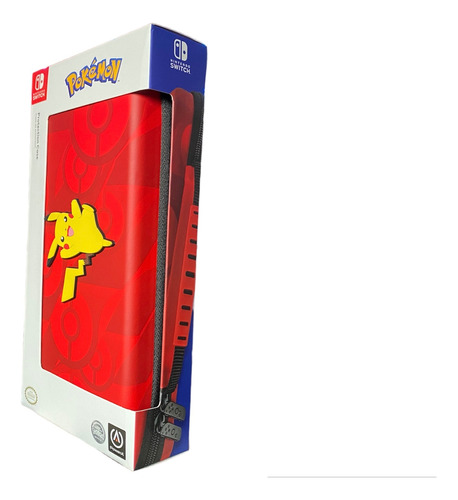 Protector Nintendo Switch Oled Pikachu Maleta Estuche Powera