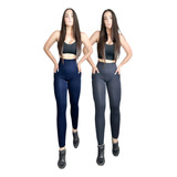 Set D 2 Legging Mujer Mallones Leggins Mallas Térmicas Mayon