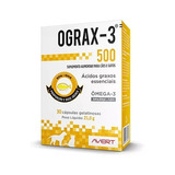 Suplemento Avert Ograx-3 500mg P/ Cães E Gatos