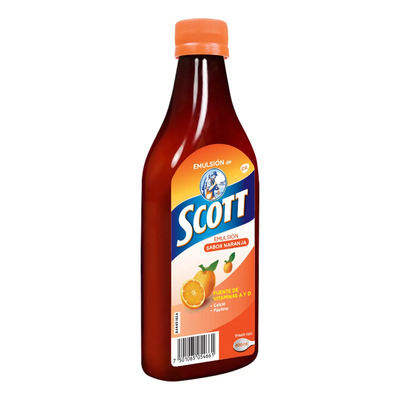 Emulsion De Scott Naranja, 1 Frasco 400 Ml | MercadoLibre