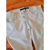 Pantalón Jean Mujer Akiabara Blanco Recto Talle 28 (medium)
