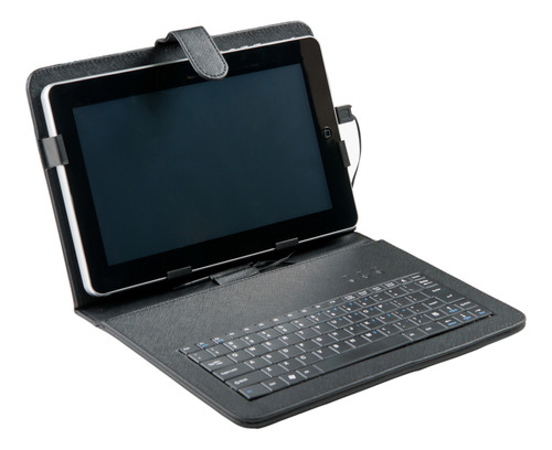 Capa Teclado Para Tablet 7/8pol. Usb Tipo C Preto Multe - Nb