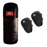 Costal Mediano Vacio Y Manoplas Para Box, Mma, Tkd  Asiana