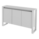 Balcão Escritório Com 3 Portas Multimóveis Cr25044 Branco