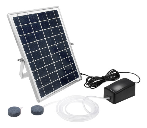 Aireador Solar De Aire Con Forma De Minifuente Para Acuario,