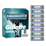 Cuchillas De Afeitar Gillette Mach3 Para Hombres Con Hojas M