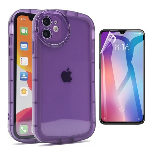 Funda + Mica Para iPhone 11 iPhone XR Case Protector Impacto