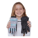 Guantes De Nieve Ski Niños Montagne Shiroki Impermeables