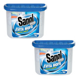 Kit Com 2 Evita Mofo Desumidificador De Ambiente Sanol 200g